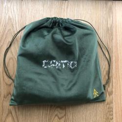 Super Soft Large Oliver Green Velvet Drawstring Packaging Bag Velvet Gift Bag