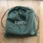 Super Soft Large Oliver Green Velvet Drawstring Packaging Bag Velvet Gift Bag