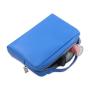 Pu Small Makeup Bag Slim Cosmetic Zipper Pouch Preppy Makeup Brush Bag Compact Make up Pouch Toiletry Bag