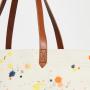 Custom Transport Tote With Interior Zip Patch Pockets for Women Girls Shoulder Grocery Bag Canvas and Leather Bags