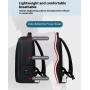 ZF025 Customized Logo Men Oxford Shoulder Bag Business Laptop Backpack Women Travel Waterproof Wearable Computer Bag USB Port