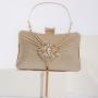 pink rhinestone evening bags 2024 Factory Price Bridal Wedding Shinny Female Bags Diamond Chain Fringe Evening Bag