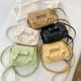 2024 new white pleated cloud armpit pocket fashion simple style ladies Pvc wallet