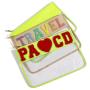 Factory Wholesale Custom 17 Colors Available Transparent Makeup Bag PVC Organize Pouch Bag Clear Makeup Brushes With Bag