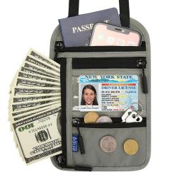 KBW039 2023 Hot Selling  Neck Hanging Passport Bag RFID Messenger Bag Shoulder Bag Overseas Ticket Certificate Protection Cover
