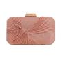 bolsos para mujeres Ladies dinner bag dress pleated banquet clutch niche unique design one shoulder cosmetic bag wholesale
