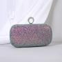 2024 New Shiny Ring Handheld Bag Fashion Dress Evening Bag