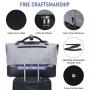 LOVEVOOK 2pcs Travel Duffle Weekender Bags for Men with Shoe Compartment Carry on Overnight Bag Gym Duffel Bag with Wet Pocket