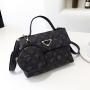 Printed Small Square Bags Women Handbags 2024 Ladies Crossbody Bag Women's Fashion Versatile Shoulder Bag Two Piece Set