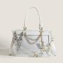Fashion Shoulder Tote Ita Bag Designer Custom Clear Window Ita Bag for Pin Display