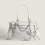 Fashion Shoulder Tote Ita Bag Designer Custom Clear Window Ita Bag for Pin Display
