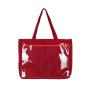 new fashion trend custom design ita bag canvas clear window bag accept sample handbag for ladies