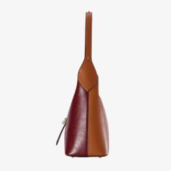 Susen Chrisbella Zebra stripes pu leather shoulder bags Color matching shoulder tote bag custom women's tote hobo bags