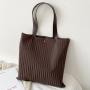 New Fashion Bag Women's Large Capacity Customs HandBag Stylish Portable PU Customs Tote Bag