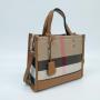 Custom Print Luxury Designed Waterproof Leather Canvas Tote Shopping Bag For Ladies