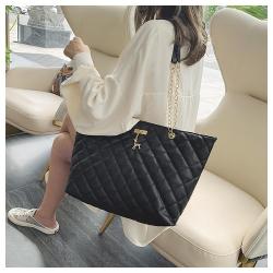 KBW276 2023 Hot Selling Women's Bags Embroidery Line Diamond Lattice Chain Crossbody Bag High Quality Deer Shoulder Bag