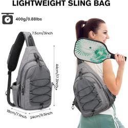 ZF156 New Racket Bag Women Outdoor Sports Tennis Crossbody Bag Men Multifunctional Large Capacity Shoulder Bag