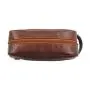 High capacity leather cosmetic travel bag makeup cosmetic pouch bag Travel Toiletry Bag