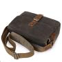 Fashion wholesale Retro Oil Wax canvas shoulder bag camera photography crossbody bag for men travel work school chest bag