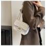 Famous Brand Designer Tweed Classic Flap Small Woman Crossbody Bag Ladies Chain Handbags New Fashion Women'S Shoulder Bags