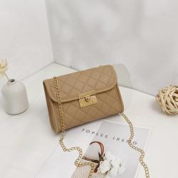 2024 Ladies Fashionable Embroidered Small Square Bag Portable with Single Strap Wholesale Foreign Trade Chain Bag for Women