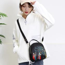 Multi-purpose Waterproof Nylon Cloth Mini Small Backpack Women Fashion Messenger Bag