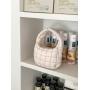 New Trendy Cloud Folds Handbag Four Seasons Nylon Plaid Mini Tote Hand Bags Korean Style Clutch Puff Bags for Girls