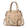 New Fashionable Embroidered Handbag Custom Woman Simple PU Leather Crossbody Bag Pure Color One-shoulder Bag With Zipper