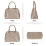 LOVEVOOK Fashion Shiny Patent Leather Handbags Crossbody Shoulder Bags Satchel Purses Top Handle Stylish Wedding Bags for Women