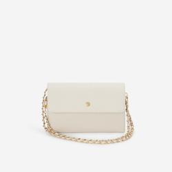 Customize Ladies Luxury PU Leather Purse And Bags Fashionable Crossbody Bags Sling Bag With Nice Gold Chain For Women