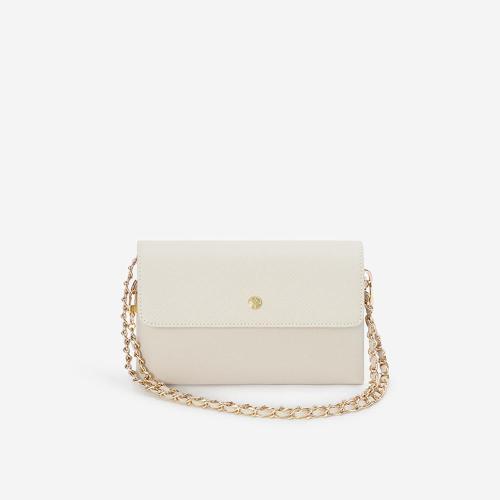 Customize Ladies Luxury PU Leather Purse And Bags Fashionable Crossbody Bags Sling Bag With Nice Gold Chain For Women