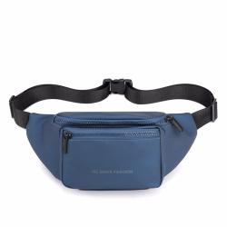 ZWY157 Daily Portable Oxford Waterproof Men Waist Pack Lightweight Simple Shopping Crossbody Bag Outdoor Sport Travel Chest Bag