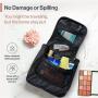 Custom Logo Large Travel Makeup Cosmetic Organizer Bag Hanging Travel Toiletry Bag With Hook