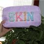 Spot Alphabet Pack Waterproof Antifouling Embroidery Nylon Toiletry Bag Travel Accessories Make Up Bags