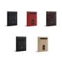Mini Genuine Leather Card Holder Wallet For Men Slim Front Pocket Short Purse