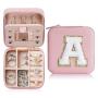 SN055 Travel Jewelry Case for Women Fashion Jewelry Case Organizer Mini Jewelry Travel Case for Girls Necklace Ring Earrings Box