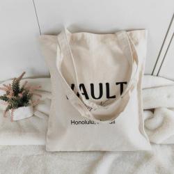 High Quality Organic Cotton Tote Travel Gift Bag For Women Custom Logo Printing Cotton Handle Shopping Bag