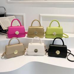 Bags women 2024 fashion simple pure color handbag spring multi-color shoulder crossbody bag wholesale