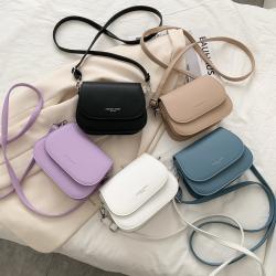 2024 New Korean Messenger Bag Retro Versatile Shoulder Women's Bag China Wholesale PU Ladies' Bags