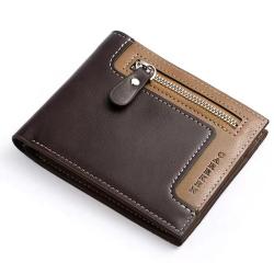 OEW153 Trifold Pu Leather Men's Purse Slim Minimalist Men's Wallet Fashion Money Clip Business Mens Wallet Credit Card Holder