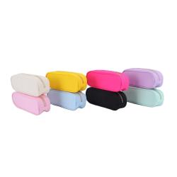 8 Color Kids Children Stationery Organizer Storage Stand Up Pouch Waterproof Nylon Zipper Pencil PouchSchool Pencil Bag