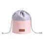 Large Capacity Soft Custom Fabric Storage Cosmetic Bags Lay Flat Makeup Pouch Lazy Drawstring Makeup Bag