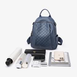 Genuine Leather Backpacks Ladies Travel Bag Fashion Design Business School Laptop Backpack For Women