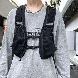 KBW775 Polyester Reflective Adjustable Waistband Hydration Jogging Running Vest Phone Holder Sports Running Vest Customized Logo