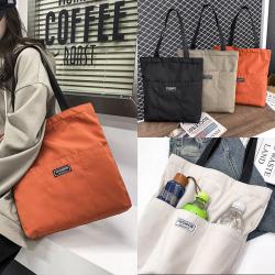 Simple Fashion Girls School Student Shoulder Handbag Multi-pocket Nylon Women Shopping Tote Bag