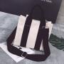 Wholesale Creative New Korean Style Recycled One Shoulder Simple Portable Diagonal Canvas Handbag Women