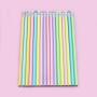 Pencil Wholesale Macaron Triangle Rod Head Painting Pen Learning Stationery HB Lime with Rubber Black Stationery Set Wood ZHE