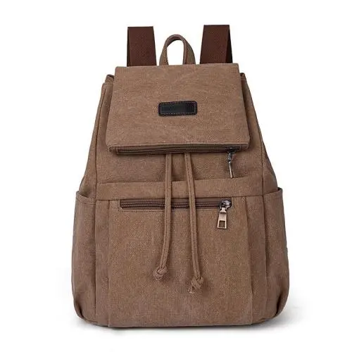 SC003 Canvas University Student School Bags Men's Laptop Backpack Large Capacity School Backpack For Kid Girls Boys