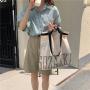 Wholesale Durable Large Capacity Fashion Ecofriendly Canvas Shopping Shoulder Bags Portable Letters Canvas Tote Bag