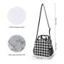 Reusable Thermal Cooler Tote Lunch Bag Insulated Leakproof School Lunch Bag With Adjustable Strap